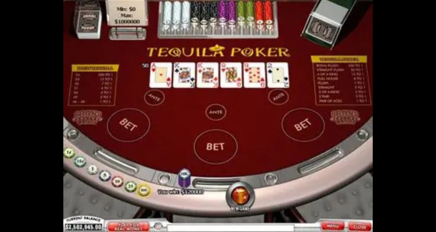Tequila-poker-taisyklės