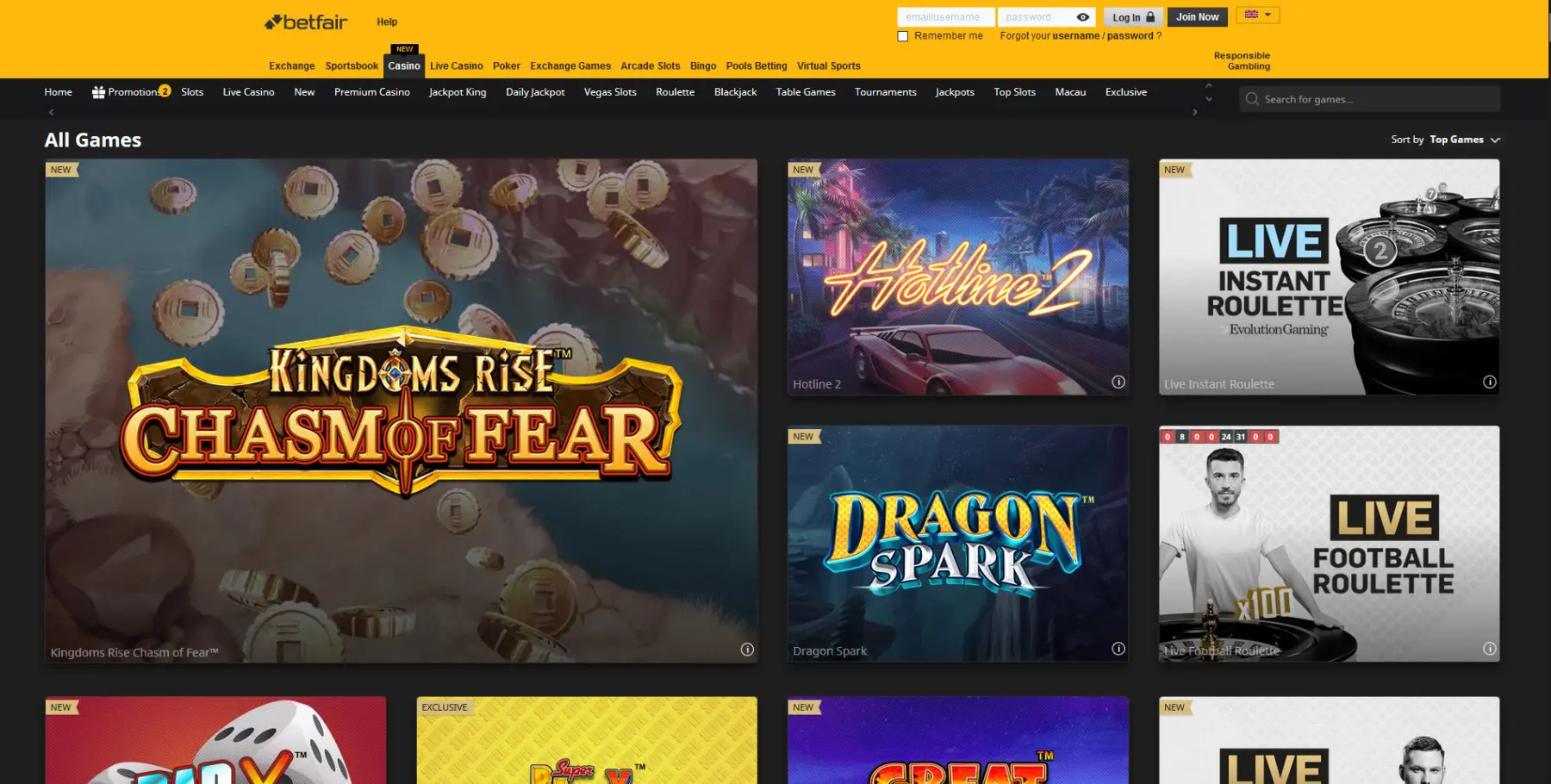betfair kazino žaidimai games - kingdoms rise chasm of fear dragon spark live instant roulette
