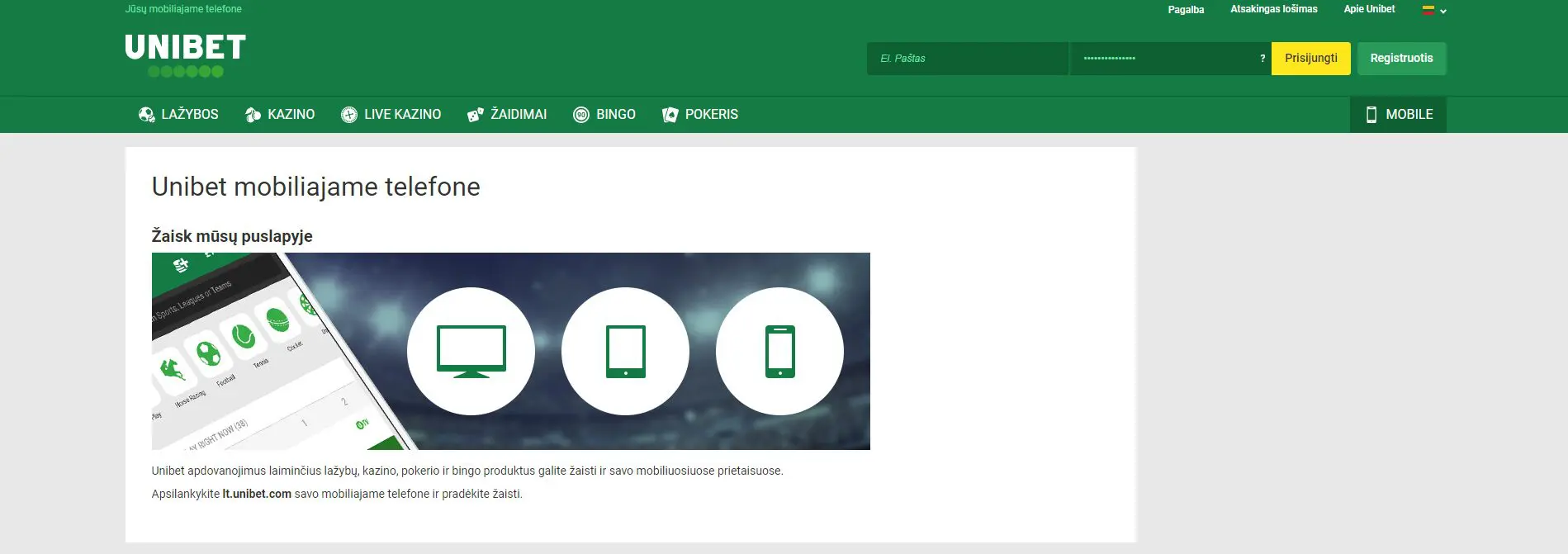 unibet casino app unibet mobile android ios