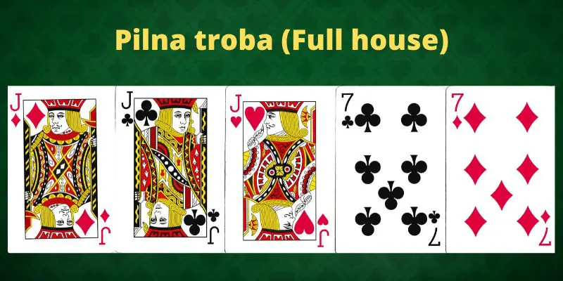 Pokerio-kombinacija-pilna-troba