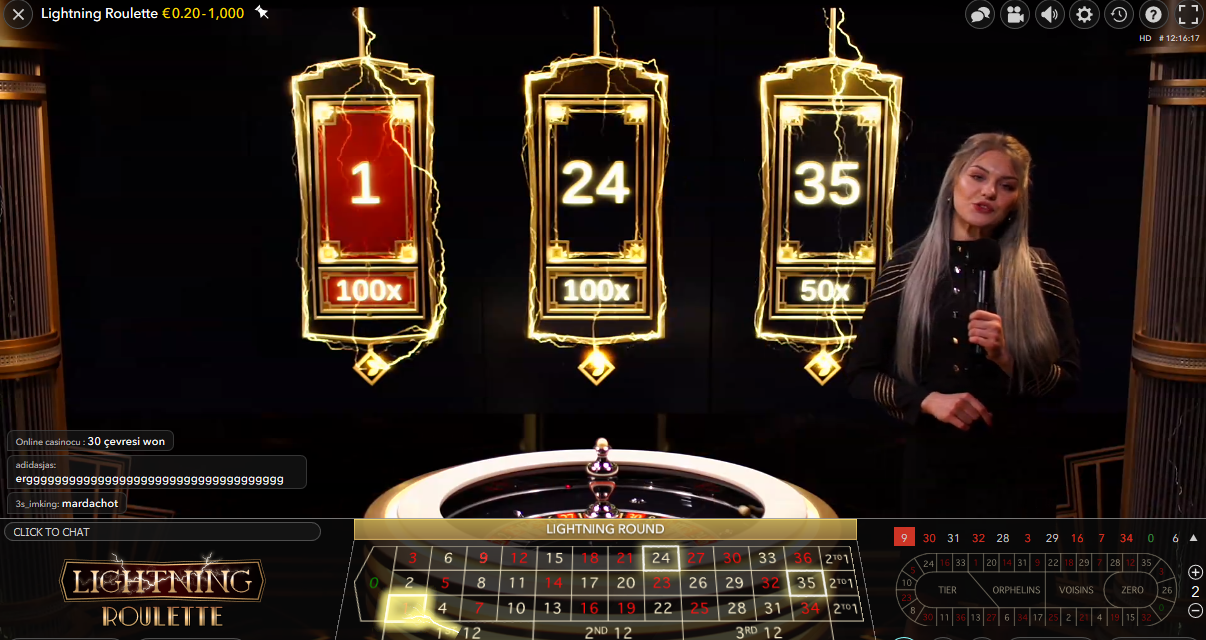 live dealer roulette - lightning roulette evolution gaming