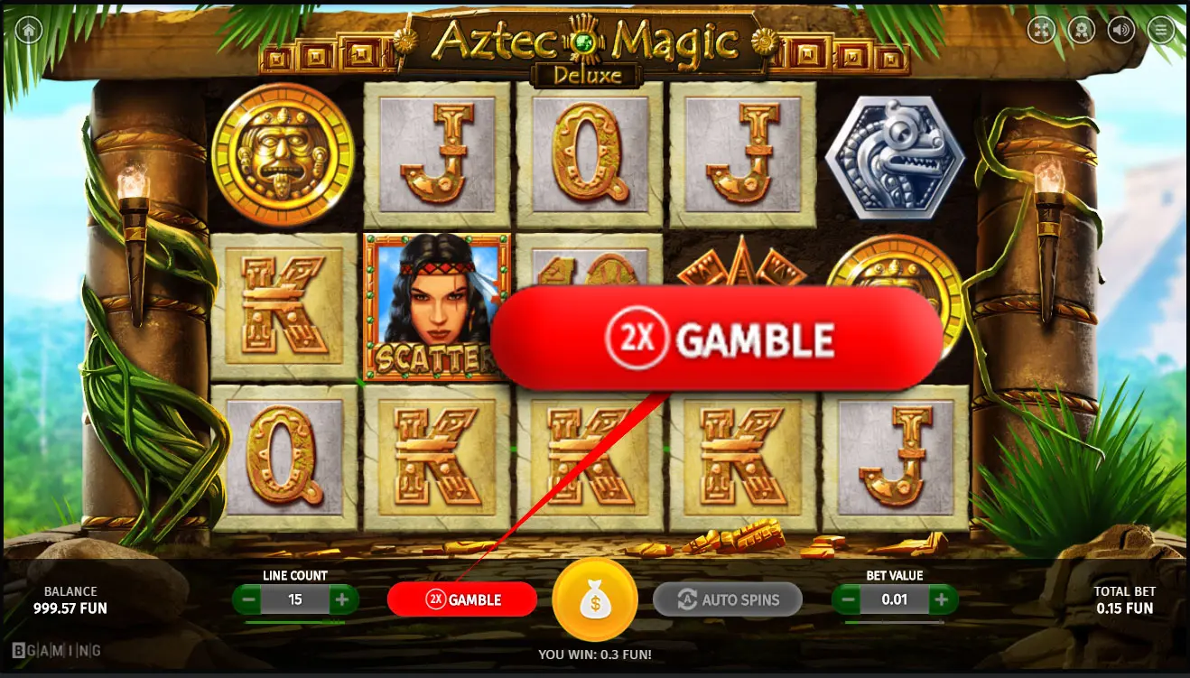 Aztec Magic Deluxe žaidimo funkcijos Aztec-Magic-Deluxe-žaidimo-funkcijos