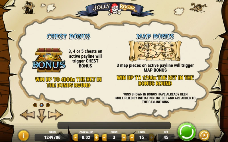 Premijos ir bonus funkcijos jolly-roger-bonus-funkcijos
