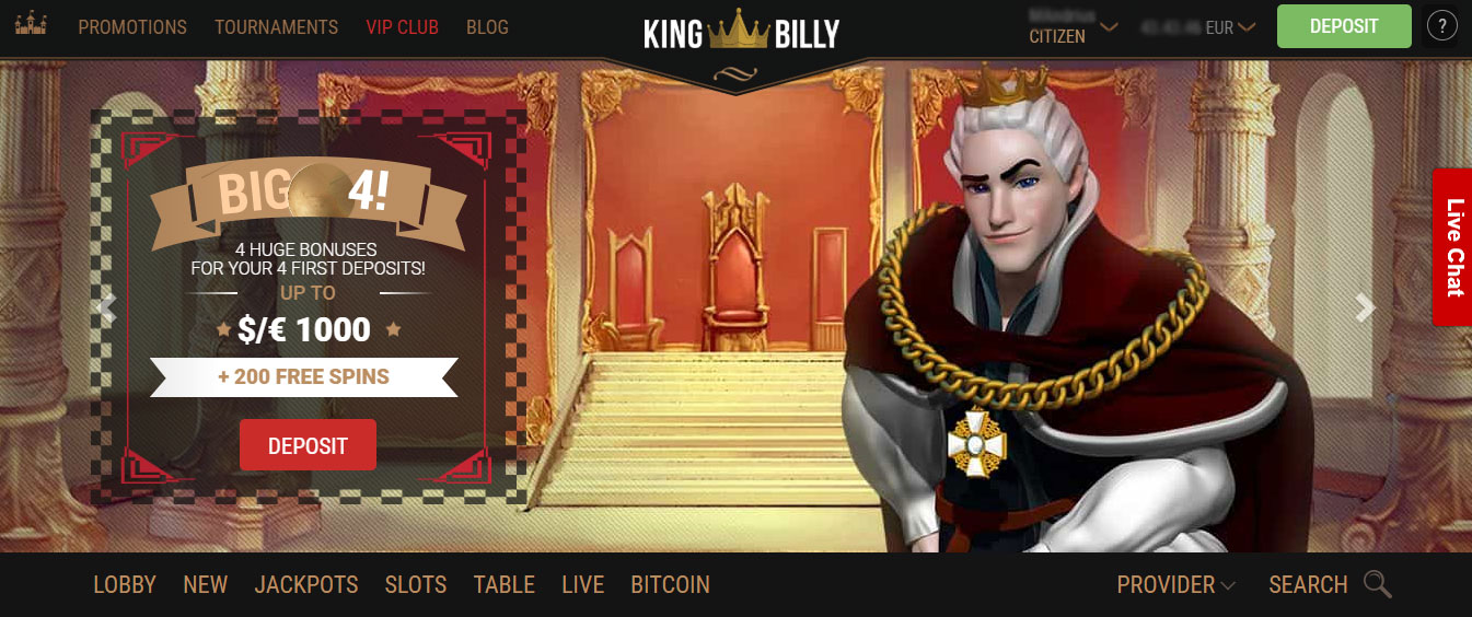 kingbilly casino