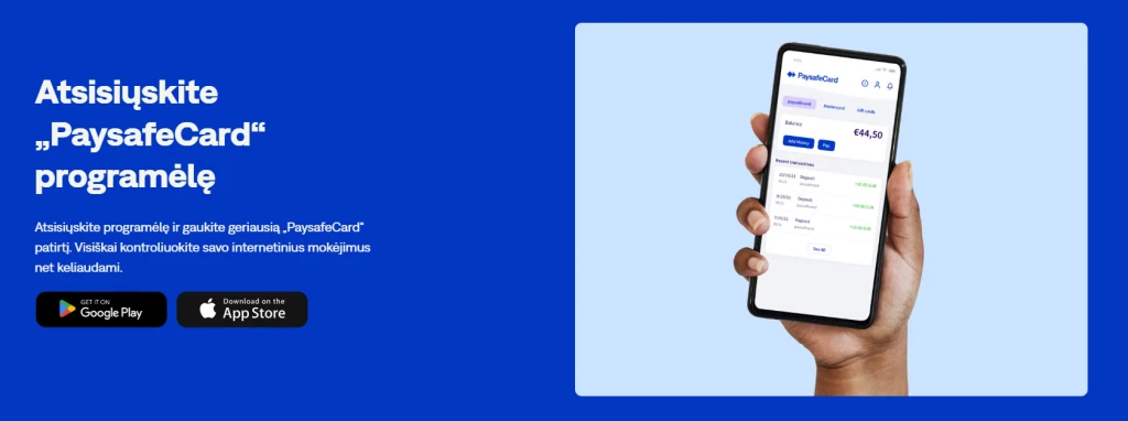 PaysafeCard skubus pinigų pervedimas PaysafeCard-skubus-pinigų-pervedimas