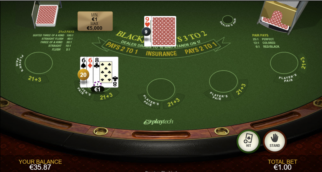 blackjack game - kazino kortų žaidimas internete