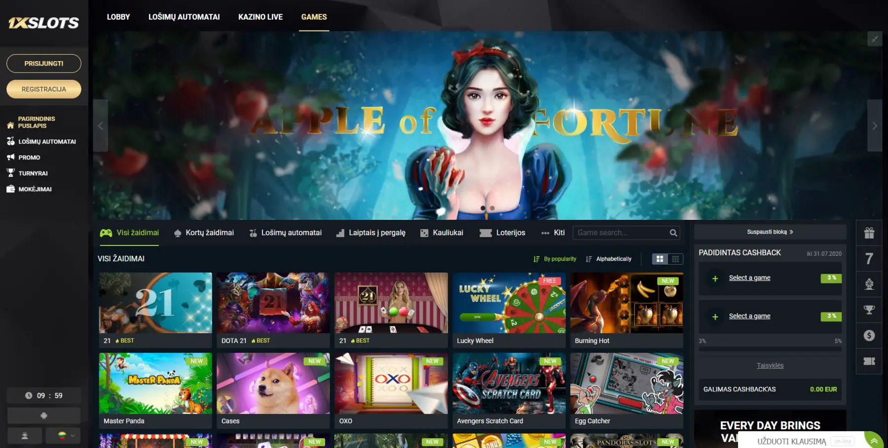 1xgames apple of fortune 21 lucky wheel burning hot princess