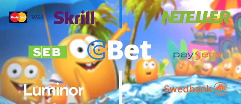 cbet mokėjimo būdai įmoka pinigų išmokėjimas seb skrill neteller luminor visa mastercard paysera swedbank
