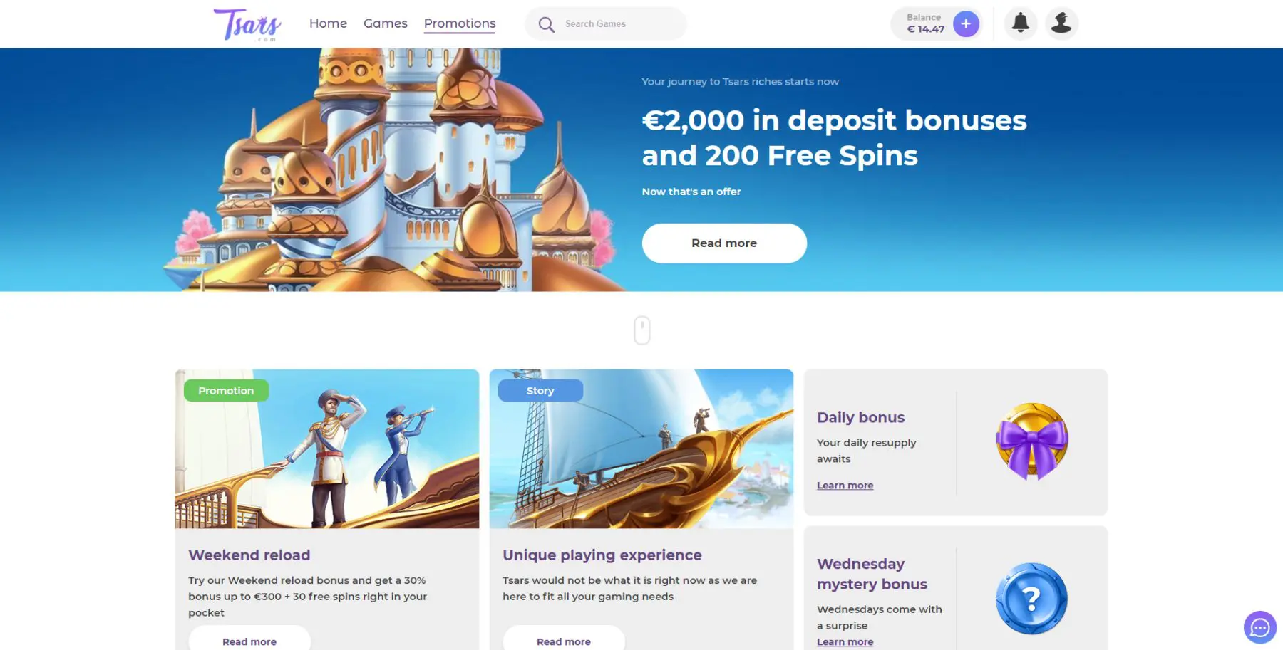tsars casino bonus premija 2000€ 200 nemokamų sukimų karalystė pilis laivas tsars casino no deposit bonus