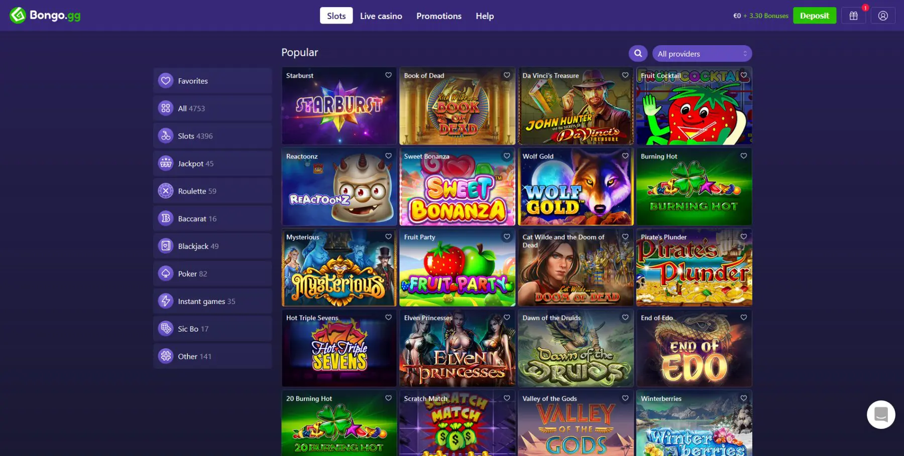 bongo gg kazino žaidimai