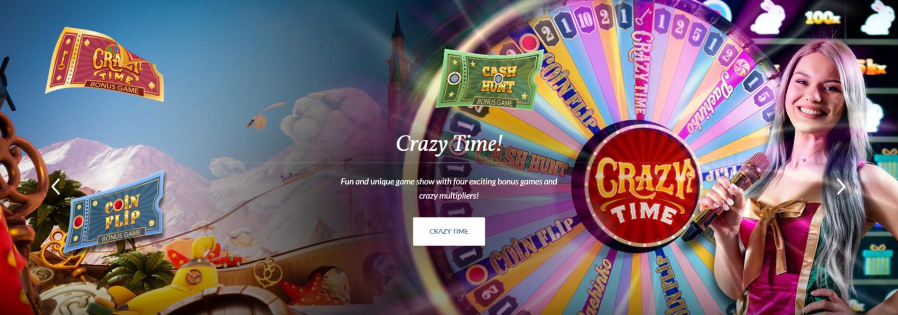 crazy time evolution gaming puslapis žaidimo ratas svajonių pasaulis