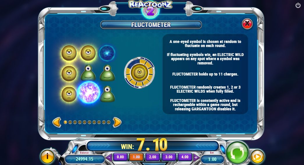 reactoonz 2 fluctometer