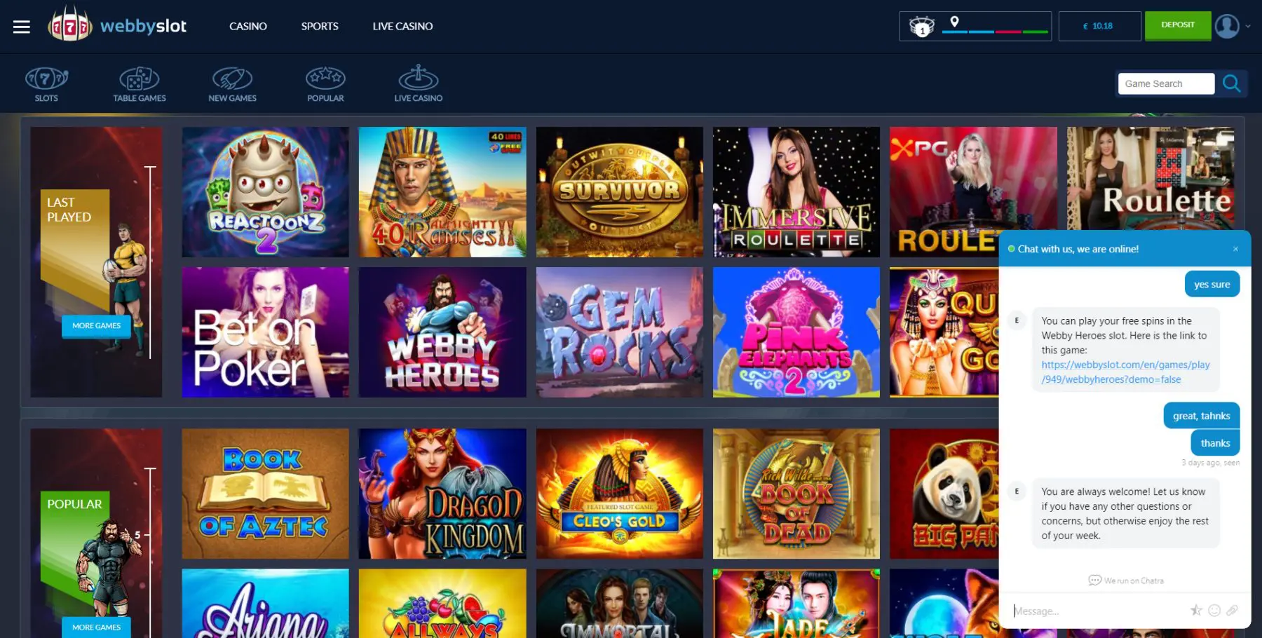 webbyslot live chat klientų aptarnavimo centras pink elephants 2 gem rocks bet on poker survivor