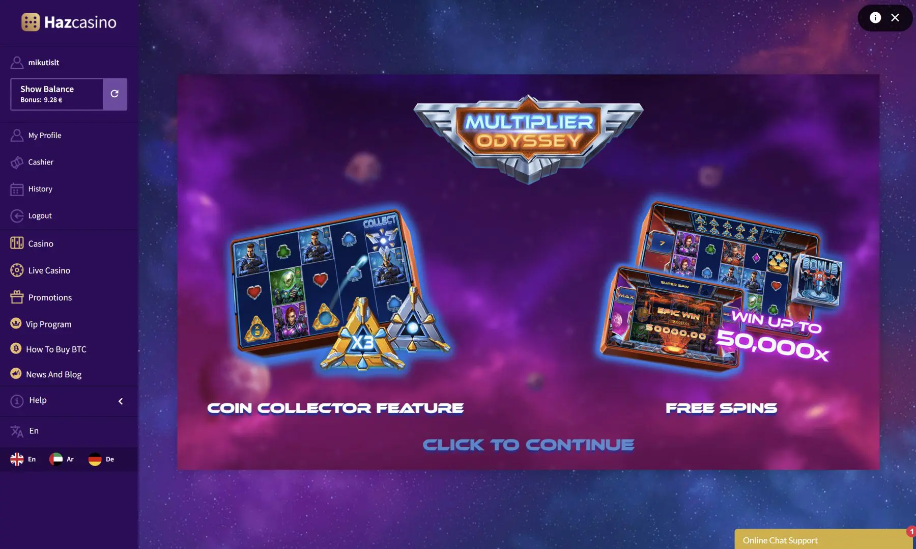 multiplier odyssey relax gaming lošimo automatas