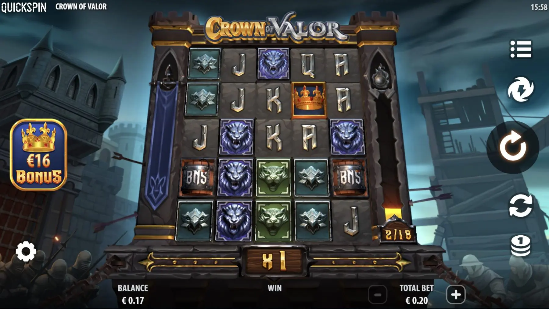 crown of valor lošimo automatas quickspin crown of valor lošimo automatas quickspin