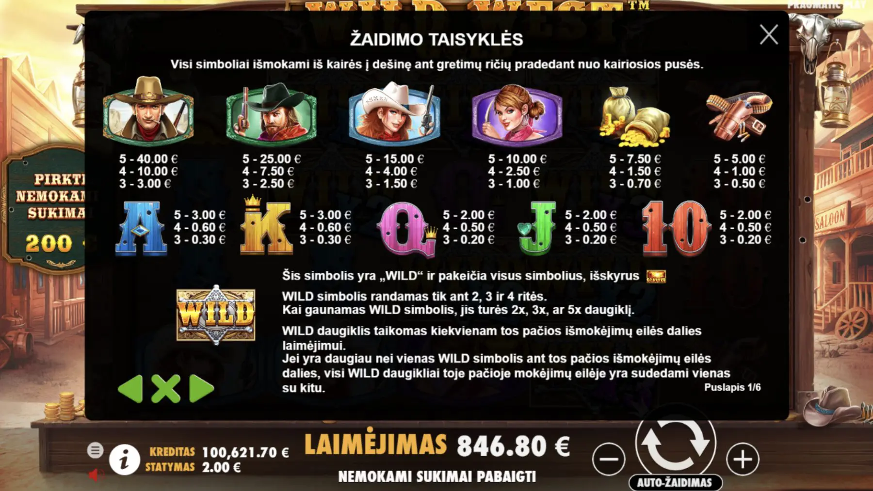 wild west gold simboliai mergina su ginklu &scaron;erifas scatter simbolis