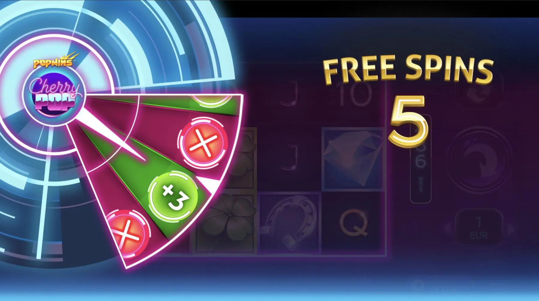 cherry pop gamble wheel 5 free spins
