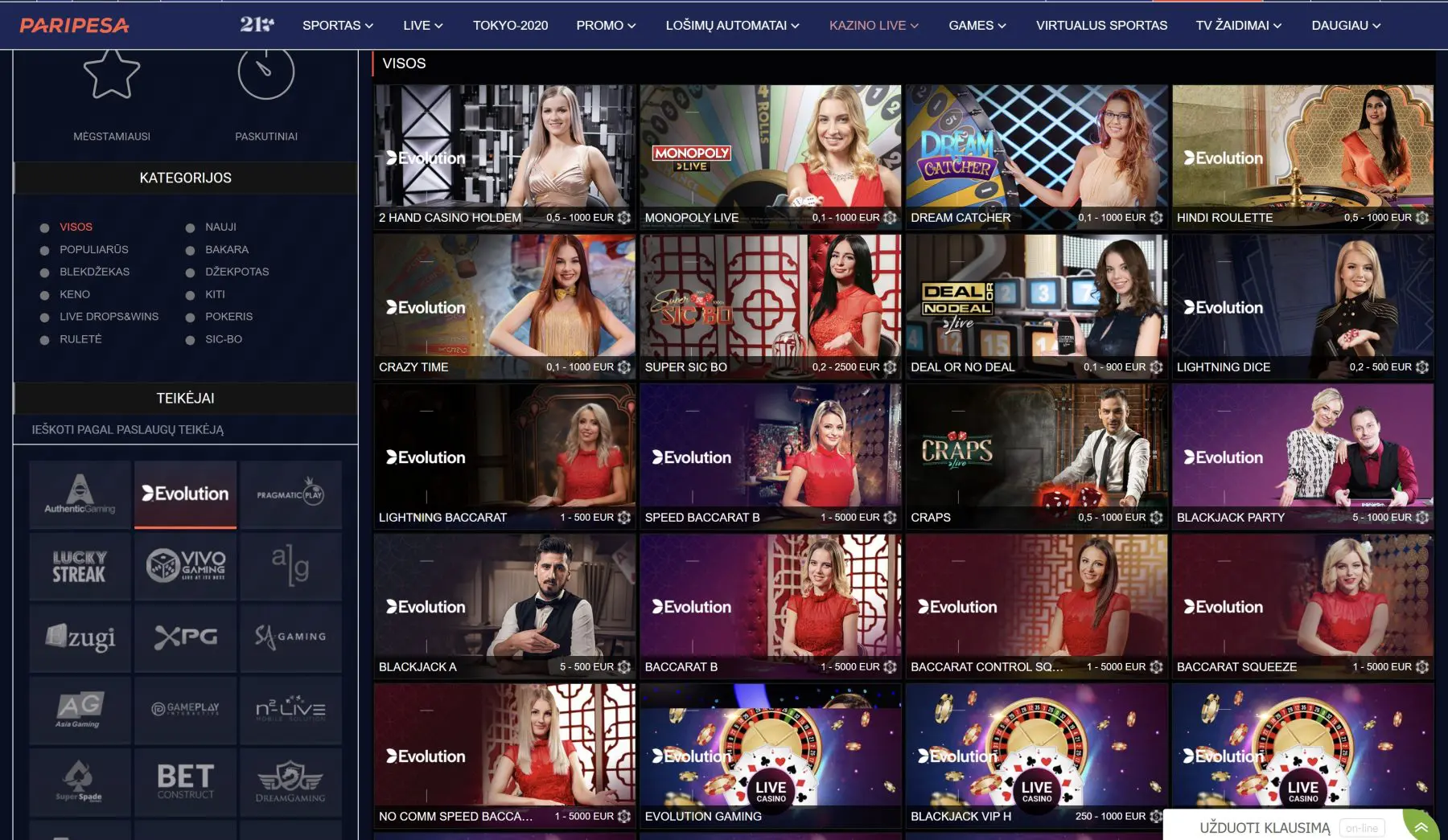 paripesa live casino kazino - evolution gaming dream catcher blackjack crazy time roulette paripesa live casino kazino - evolution gaming dream catcher blackjack crazy time roulette