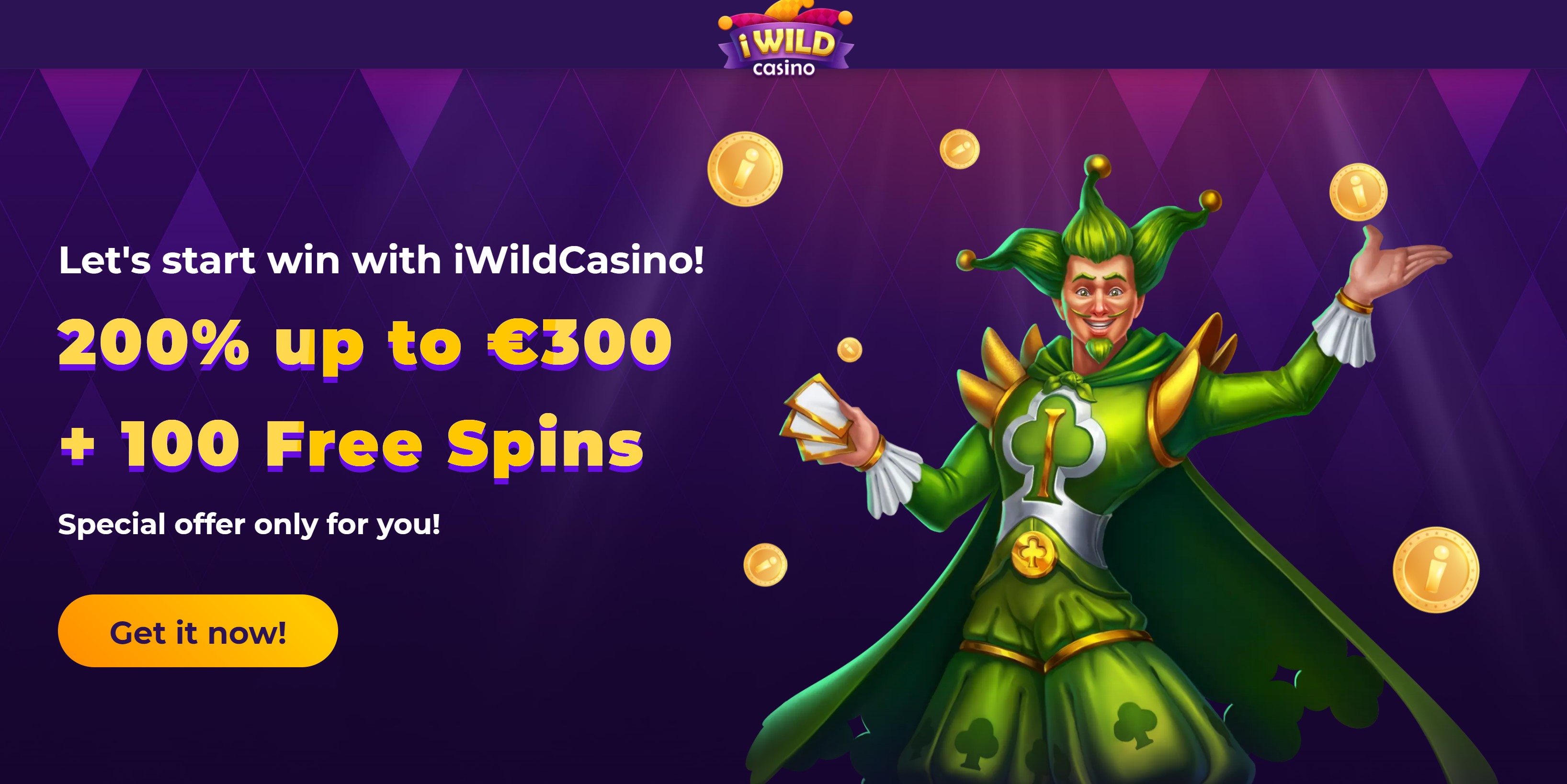 iwild casino no deposit bonus 200% kazino premija iki 300€