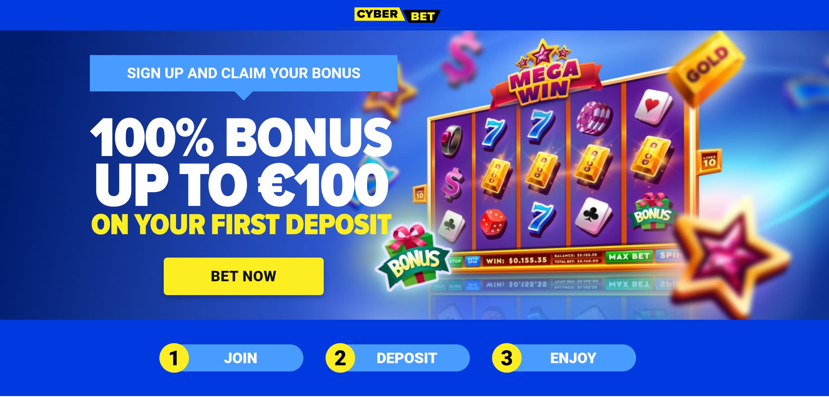cyberbet casino bonus kazino papildymo įnašo premija