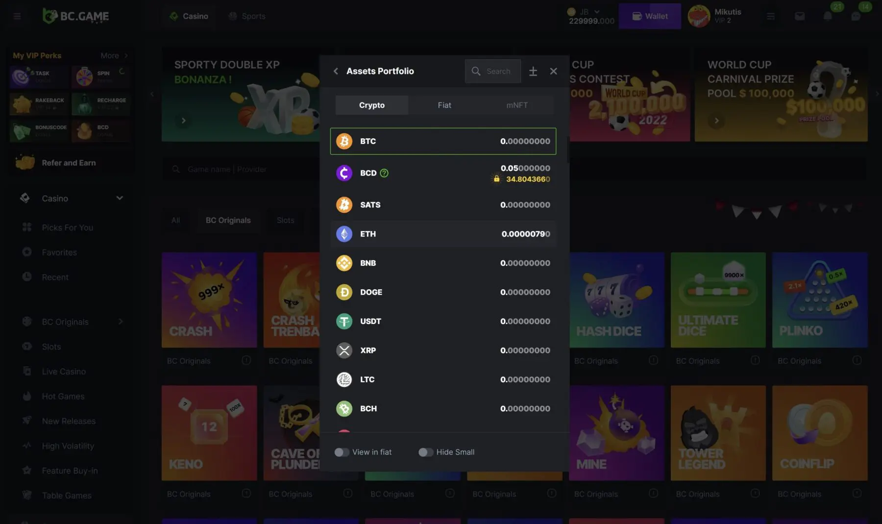 bc game mokėjimo metodai kriptovaliutos bitcoin btc ethereum eth bnb doge usdt