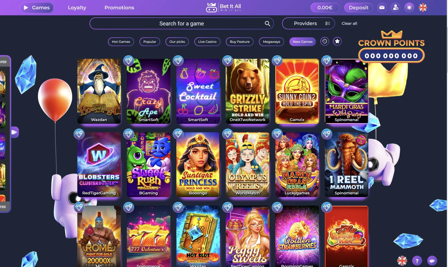 BetItAll žaidimai betitall-kazino-žaidimai