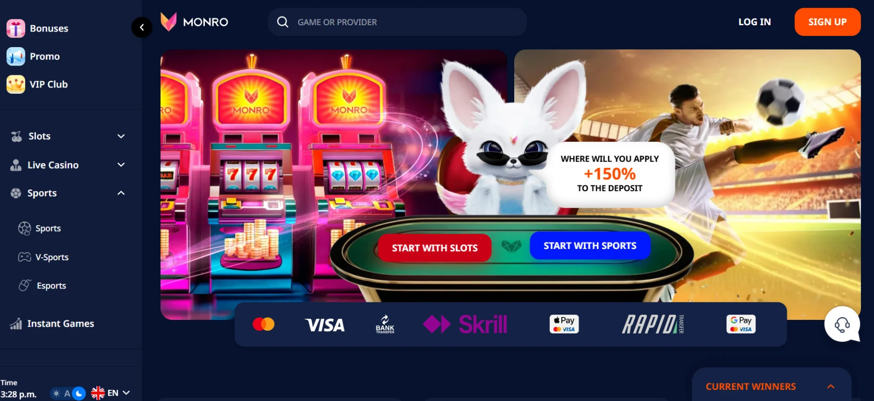 Monro Casino monro-casino-apžvalga