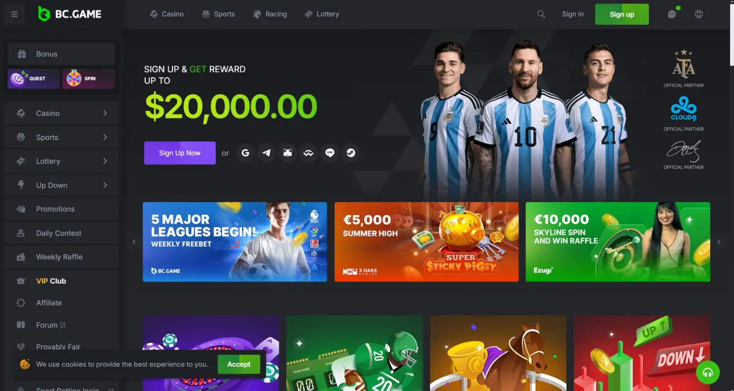 BC.Game ripple kazino