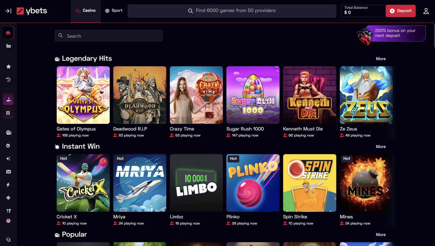 ybets kazino žaidimai lošimo automatai