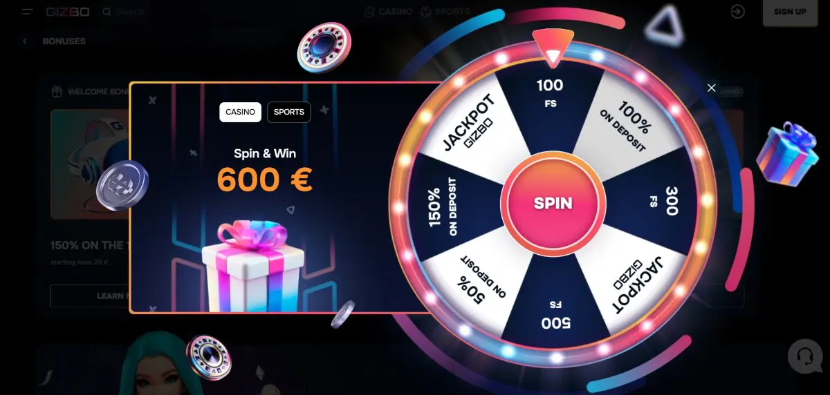 Gizbo.Casino apžvalga 【2025】 Kazino žaidimai ir premijos