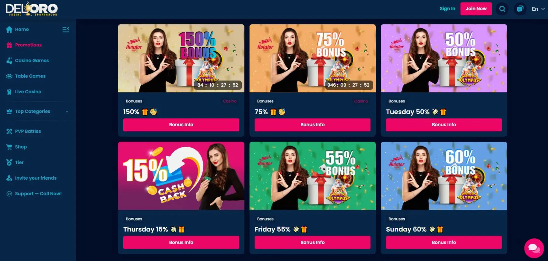 „Del Oro“ kazino bonusai Del-Oro-kazino-bonusai