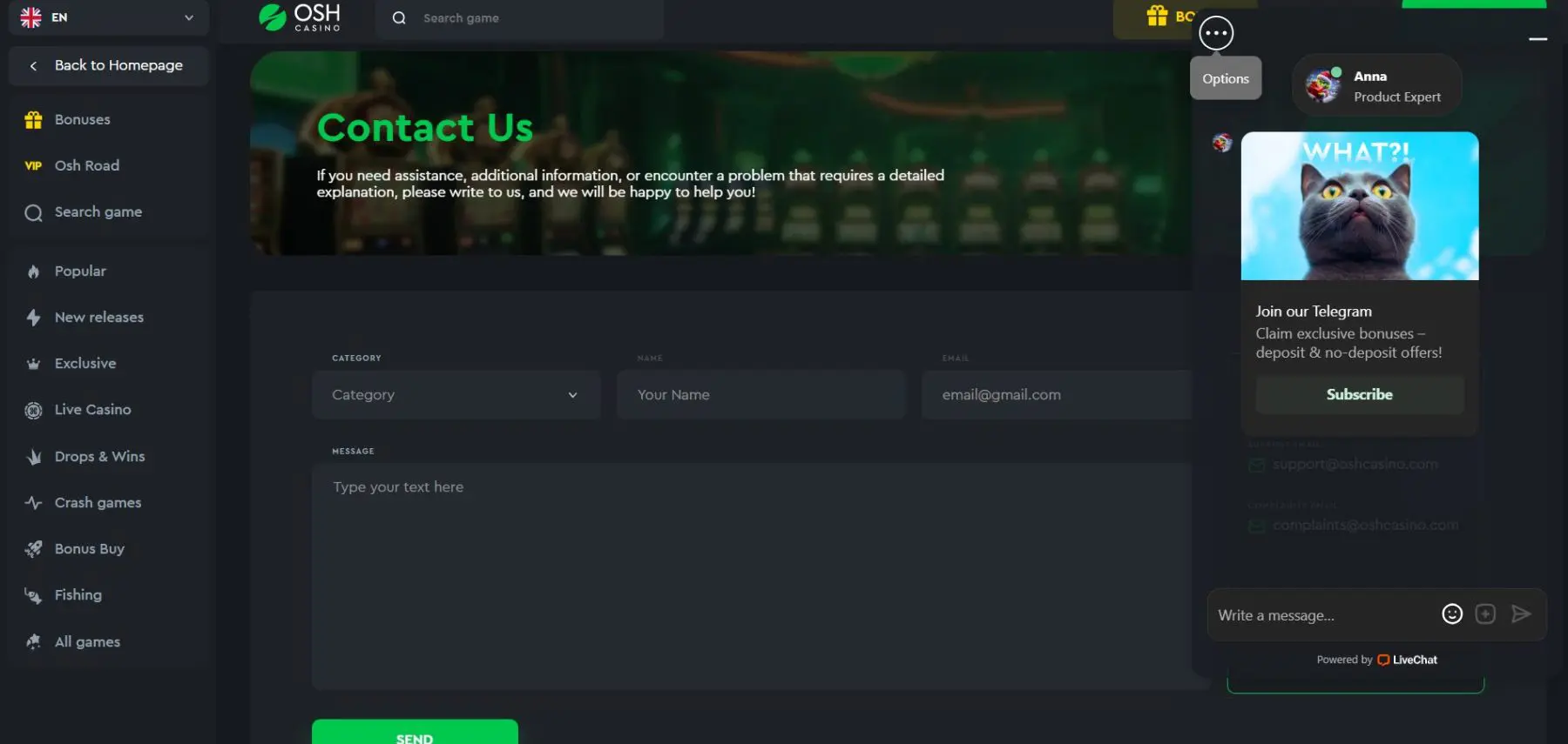 osh-kazino-klientu-aptarnavimas