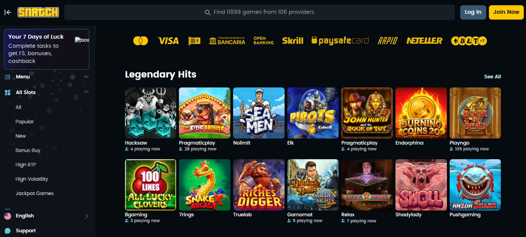 Kazino žaidimai Snatch-kazino-žaidimai