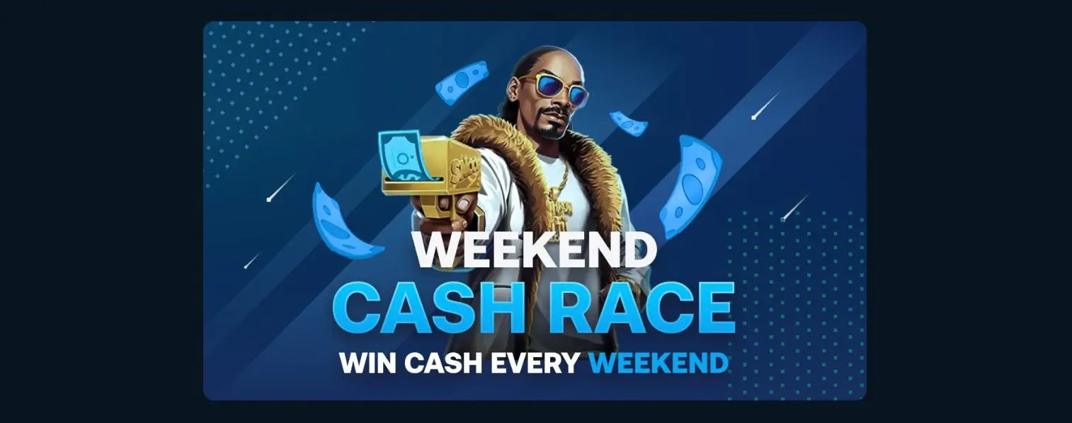 „Weekend Cash Race“ savaitgalio turnyras savaitgalio-turnyras