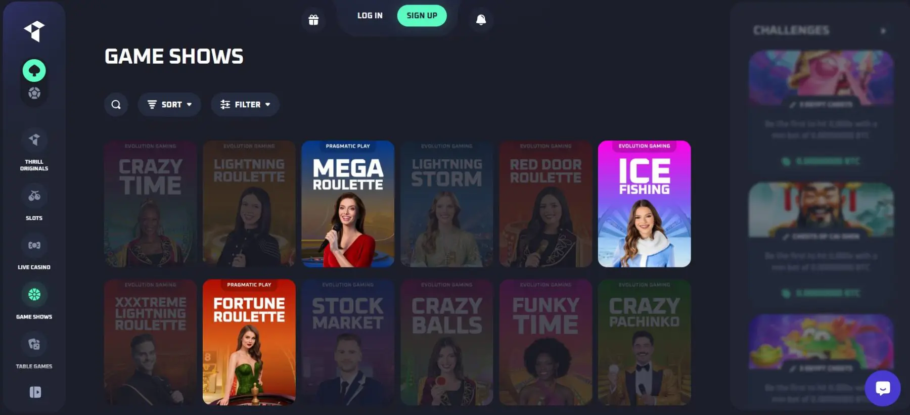 Kazino žaidimų šou Thrill-zaidimu-sou