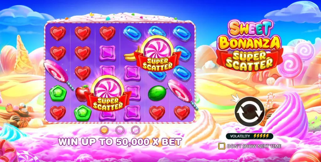 Sweet Bonanza Super Scatter sweet-bonanza-super-scatter-losimo-automatas