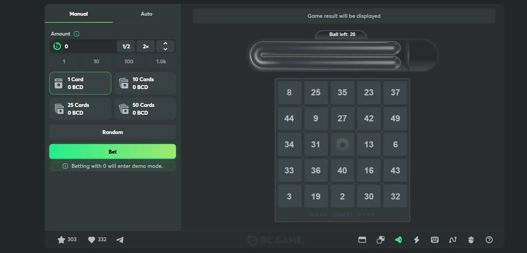 Bingo bingo-zaidimas