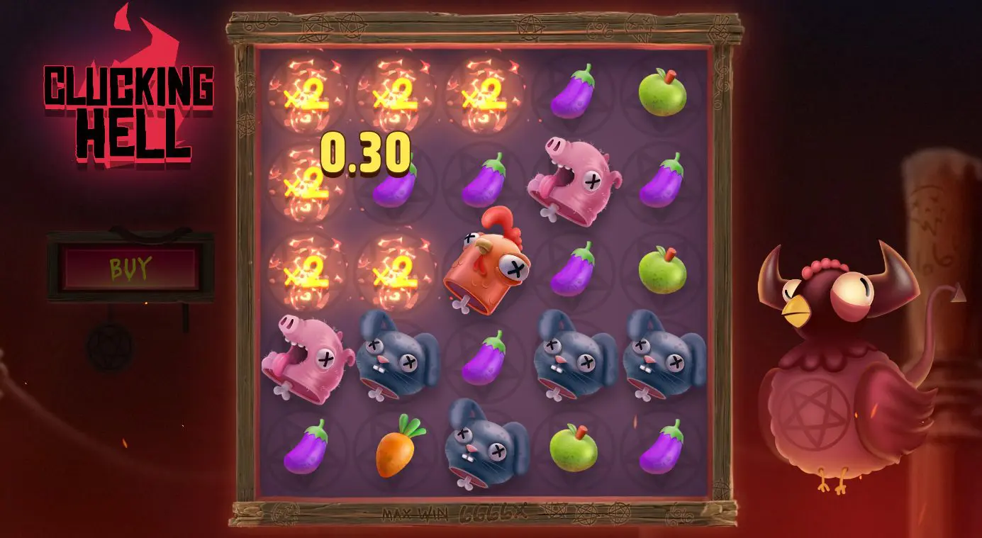 Clucking Hell lošimo automatas Clucking-Hell-losimo-automatas