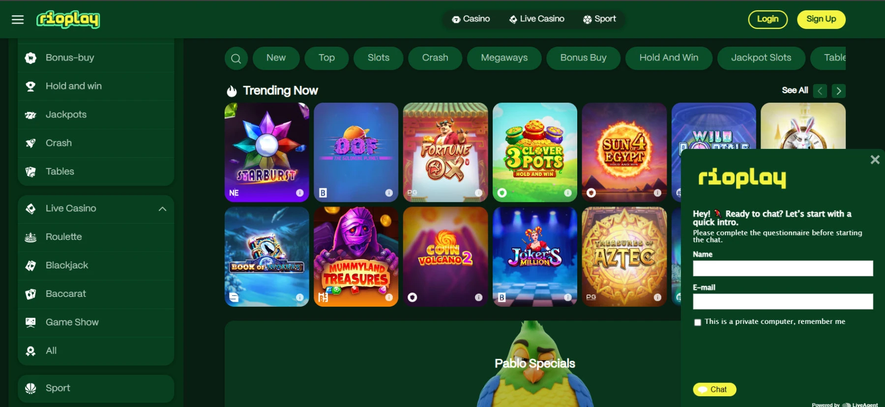 Rioplay kazino Rioplay-kazino-apžvalga