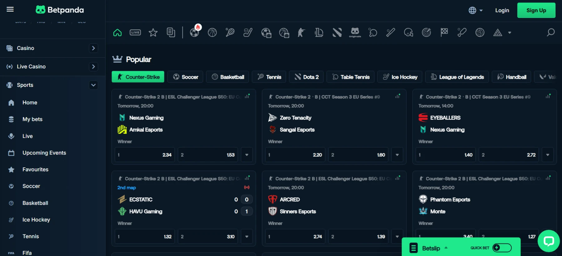 „BetPanda“ sporto lažybos betpanda-sporto-lazybos