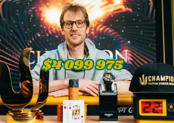 Christophas Vogelsangas triumfuoja „Triton Poker“ pagrindiniame turnyre