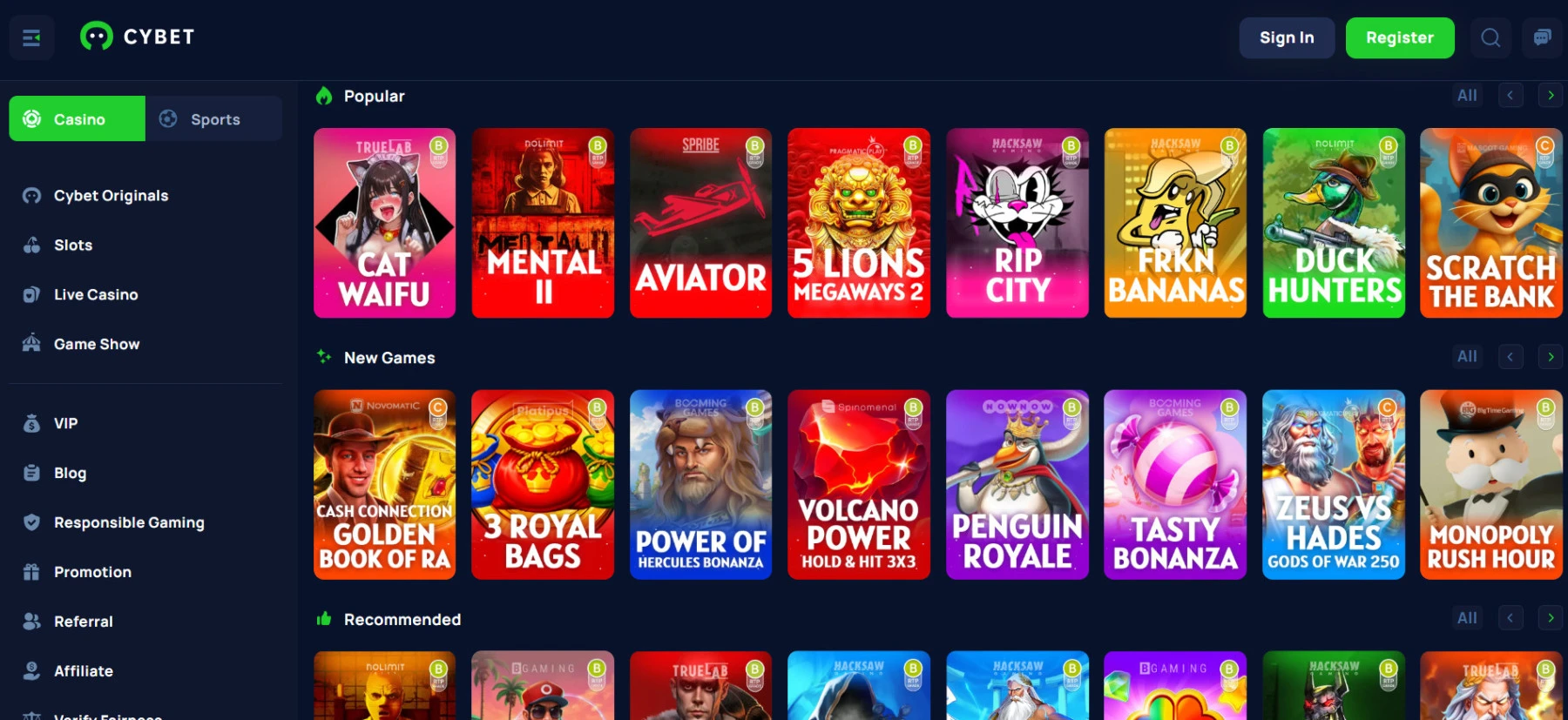 Cybet žaidimai cybet-žaidimai