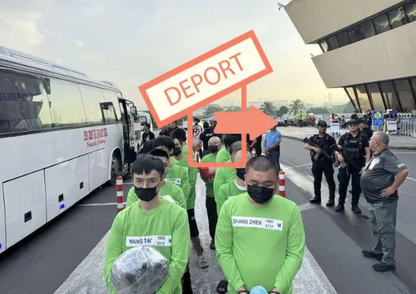 91 Kinijos pilietis deportuotas iš Filipinų dėl neteisėto lošimo veiklos