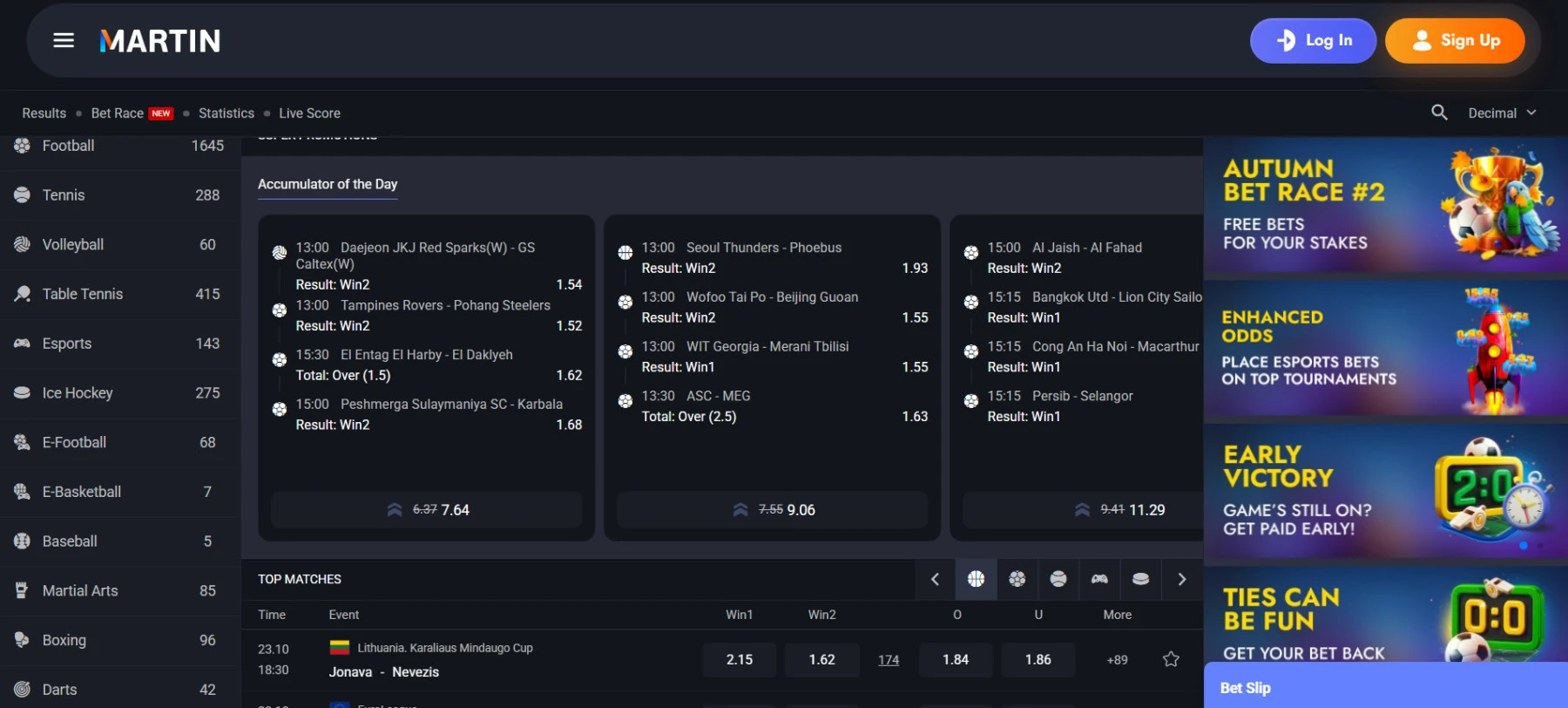 Sporto lažybos martin-kazino-sporto-lazybos