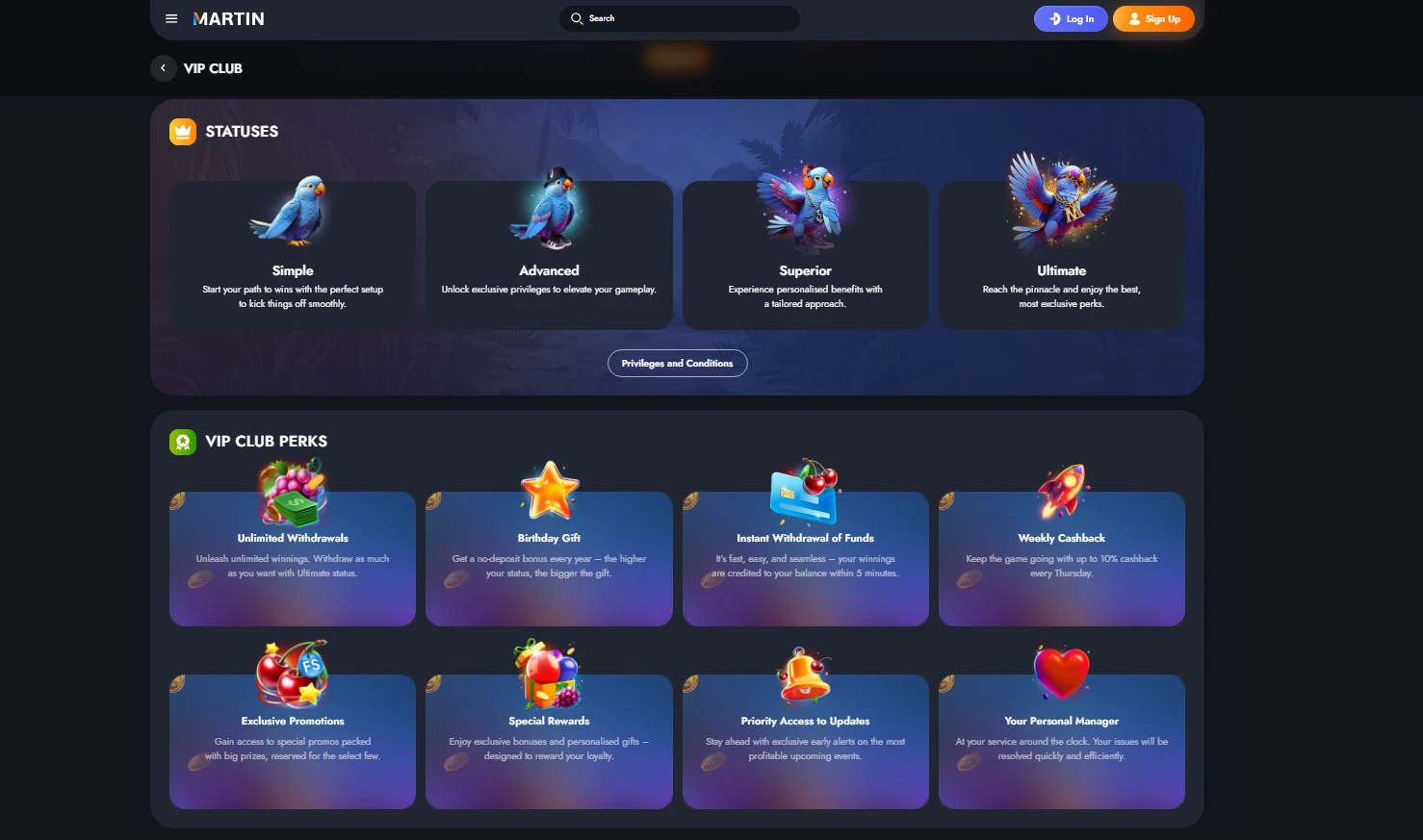 VIP klubas martin-kazino-vip-klubas