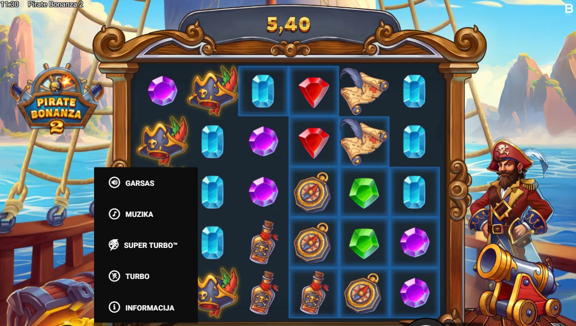 „Pirate Bonanza 2“ valdikliai Pirate-Bonanza-2-valdikliai