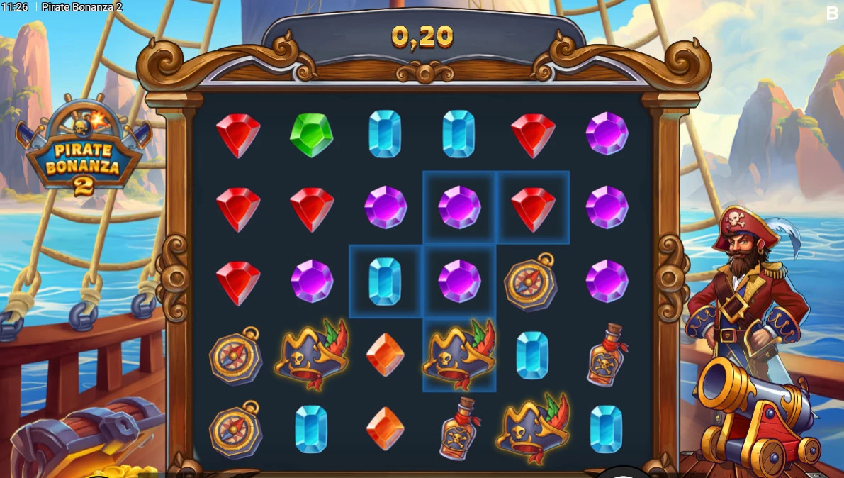 Pirate Bonanza 2 tematika Pirate-Bonanza-2-losimu-automatas