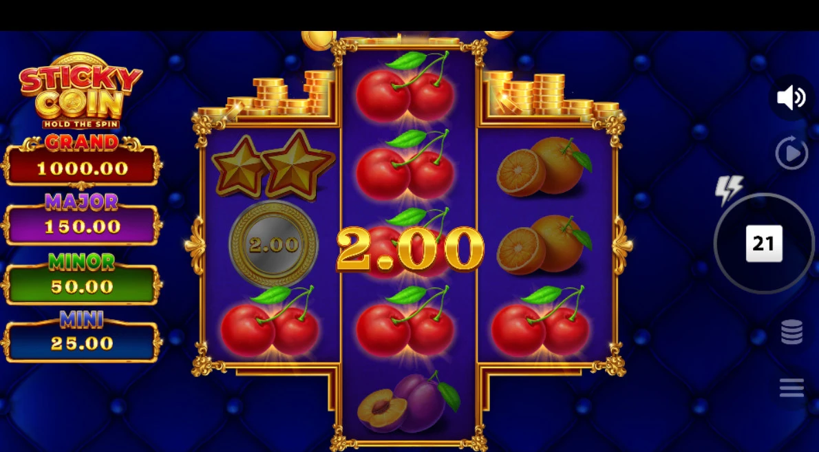 Sticky-Coin-Hold-the-Spin-losimu-automatas