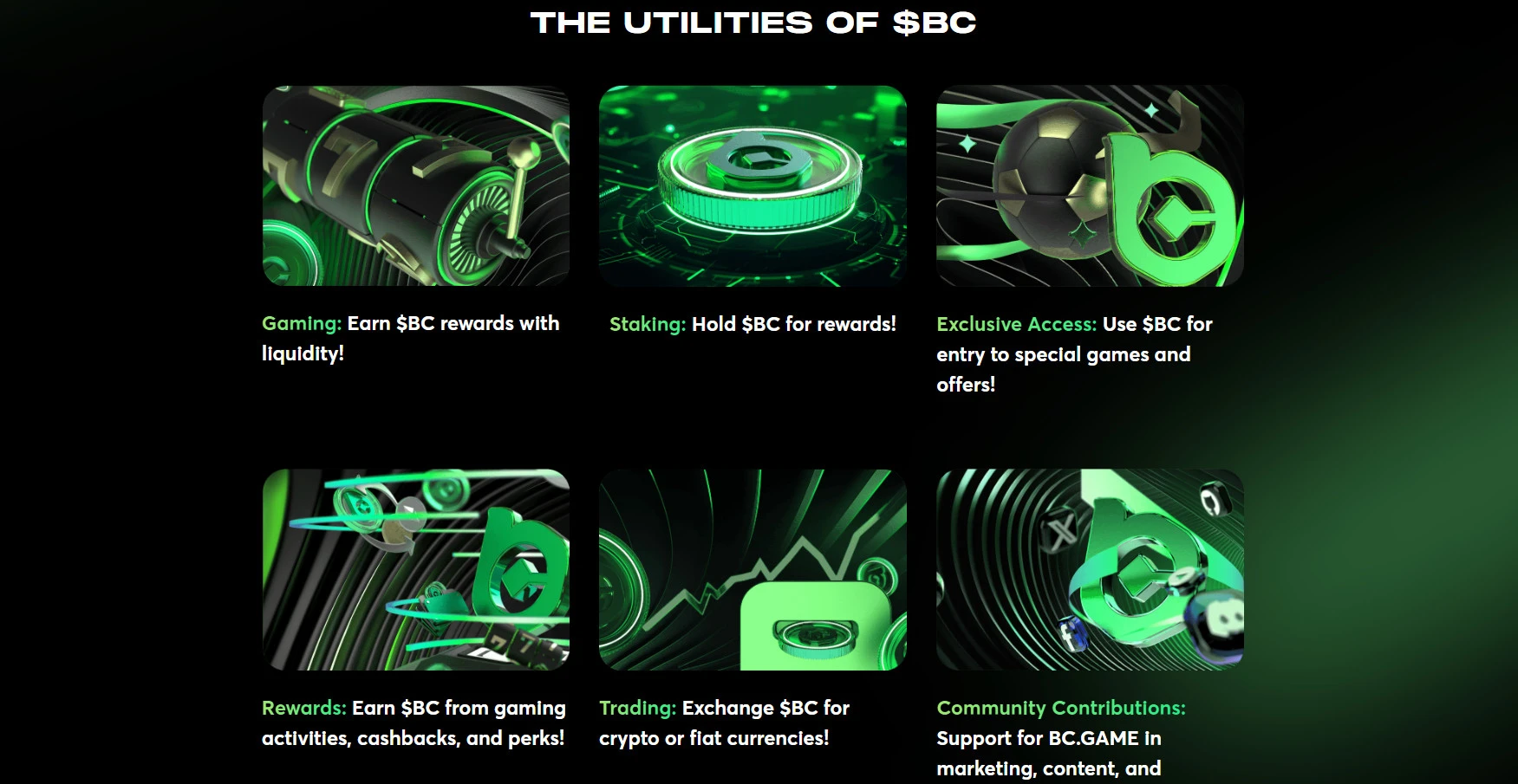 „$BC“ galimybės bc-token-panaudojimas