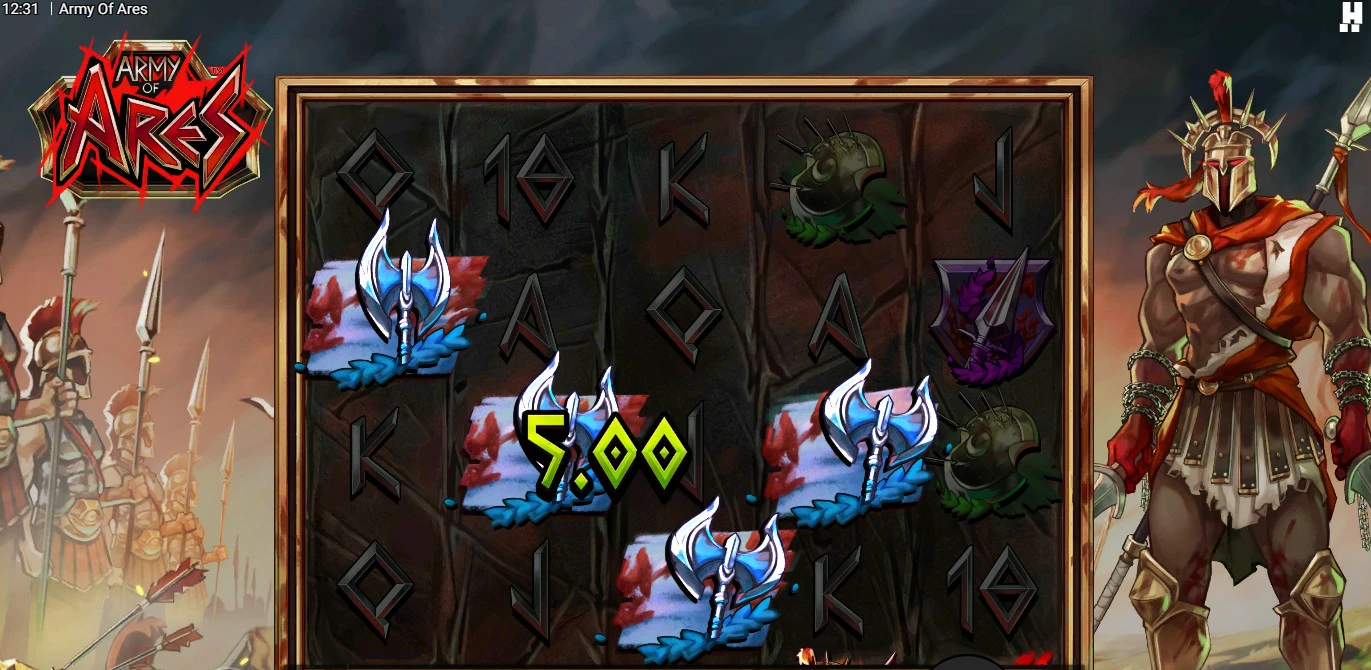 Army-of-Ares-Winter-Holiday-Skin-losimo-automatas